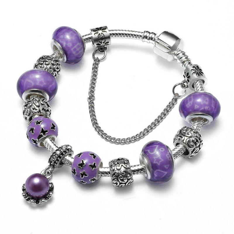 Diy Beads Elegant Crystal Beads 3 Kinds of Elegant Tassel Bracelet Charm Bracelet for Women