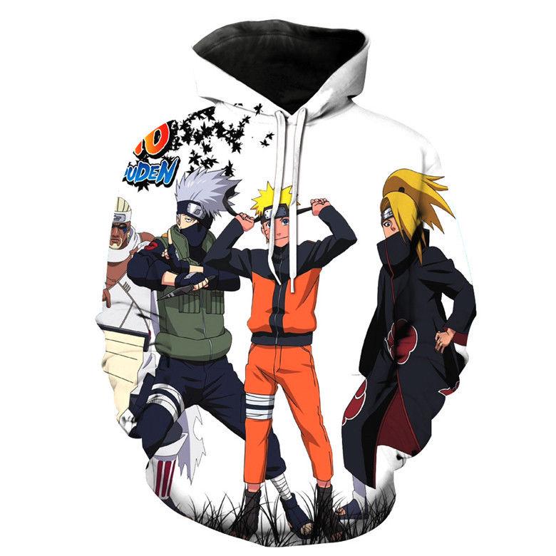 Naruto 3D Hoodies Men's & Women's Print Sweatshirt Hooded Men's Women Long Sleeve Hoody Tops