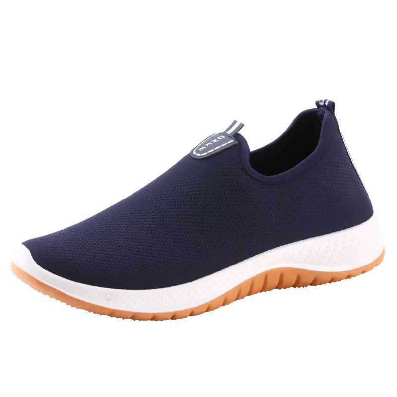 Spring Summer Tendon Bottom Cloth Shoes Men Non-slip Wear-resistant Casual Shoes Breathable Driving Wild Lazy Shoes