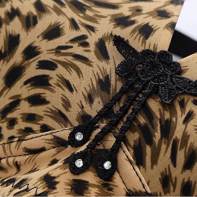 Leopard Print Sexy Thin Section No Steel Ring Gathers The Breasts To Prevent Sagging Comfortable Skin-friendly Underwear Women's Bra