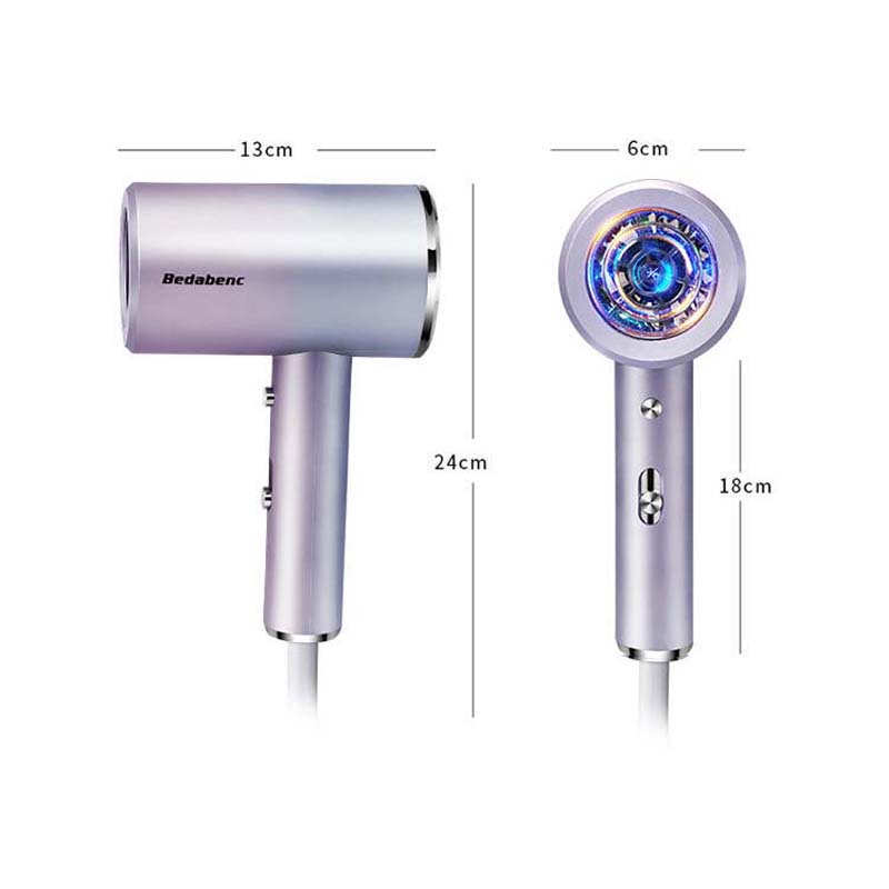 1800W Professional Electric Hair Dryer Strong Wind Salon Portable Hair Dryer Negative Ion Hair Dryer