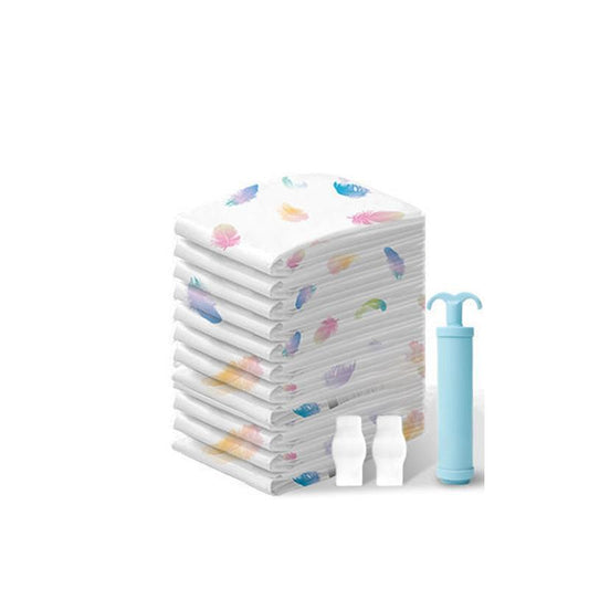 Free Hand Pump Vacuum Compression Bag Cotton Quilt Clothing Storage Bag Student Luggage Extra Large Moving Packing Bag Household