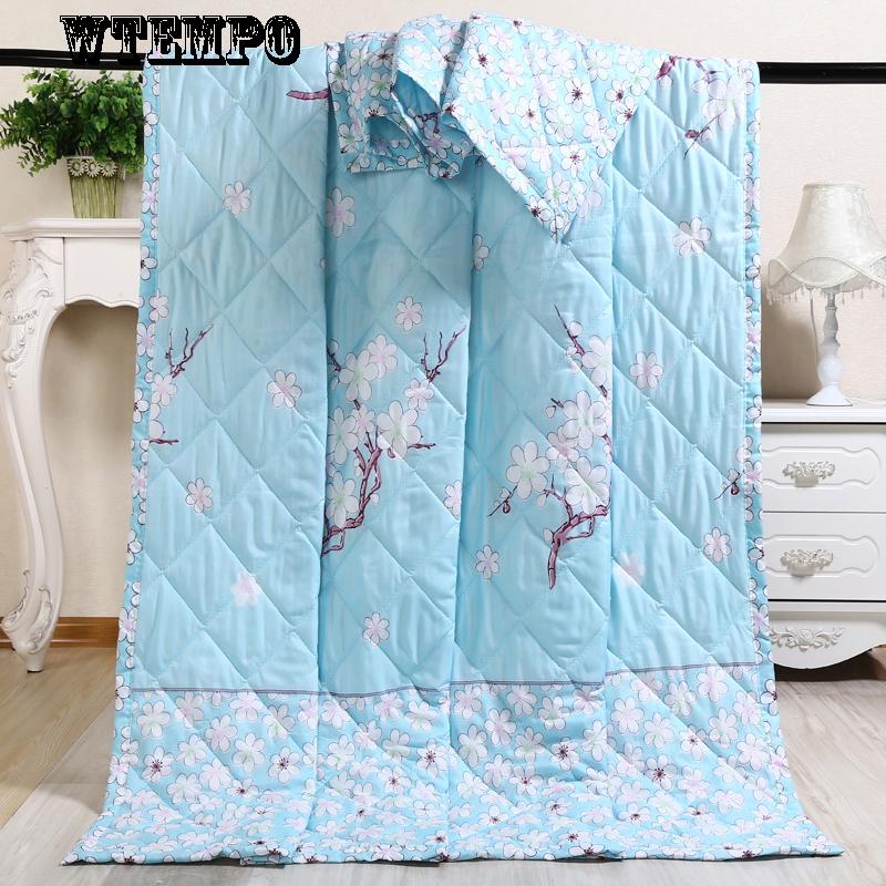 WTEMPO Brand Cartoon Summer Cool Thin Quilt Machine Washable Comfortable Breathable Fashion Cotton