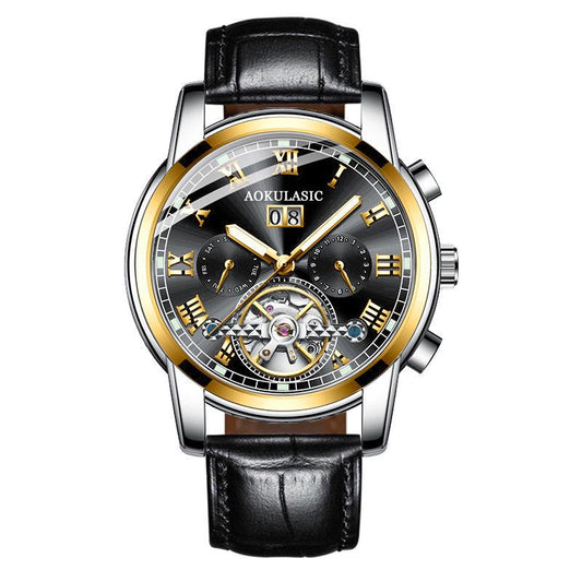 Mens Watch Top Brand Luxury Military Sport Hand Wind Mechanical Wristwatch Skeleton Male Clock