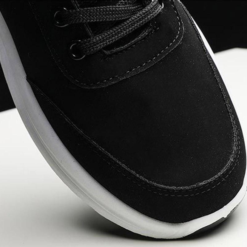 Autumn and Winter Men's Shoes Fleece Warm Cotton Shoes Non-slip Soft Bottom Sports Shoes