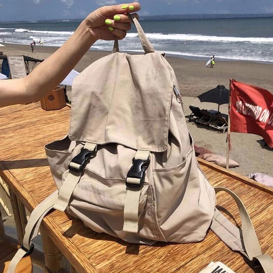 Female Schoolbag High School College Students Vintage College Style Backpack Large Messenger Bag Large Capacity Backpack