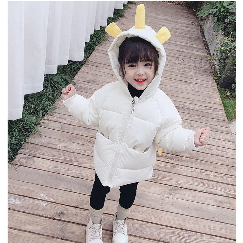 Girls Thick and Fleece Padded Winter Coat Warm and Windproof Padded Coat