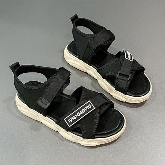 Sports Sandals Women's Summer Fashion Wear Student Korean Version The Thick-soled Sponge Cake Bear Daddy Shoes