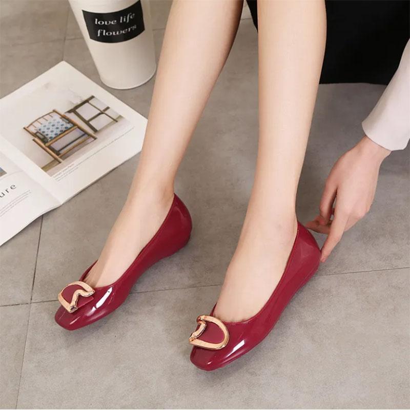 Plastic Waterproof Sole Casual Sandals Commuter Fashion Women's Shoes Mom Shallow Outer Shoes