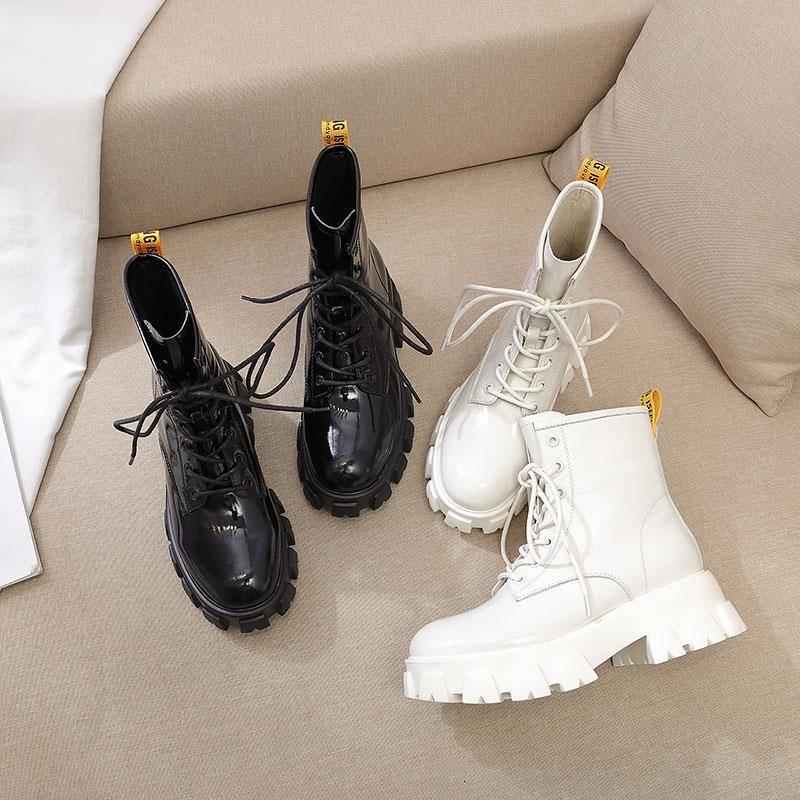 Casual Women Shoes Winter Leather Short Tube Martin Boots Fashion Comfortable Warm Women's Boots