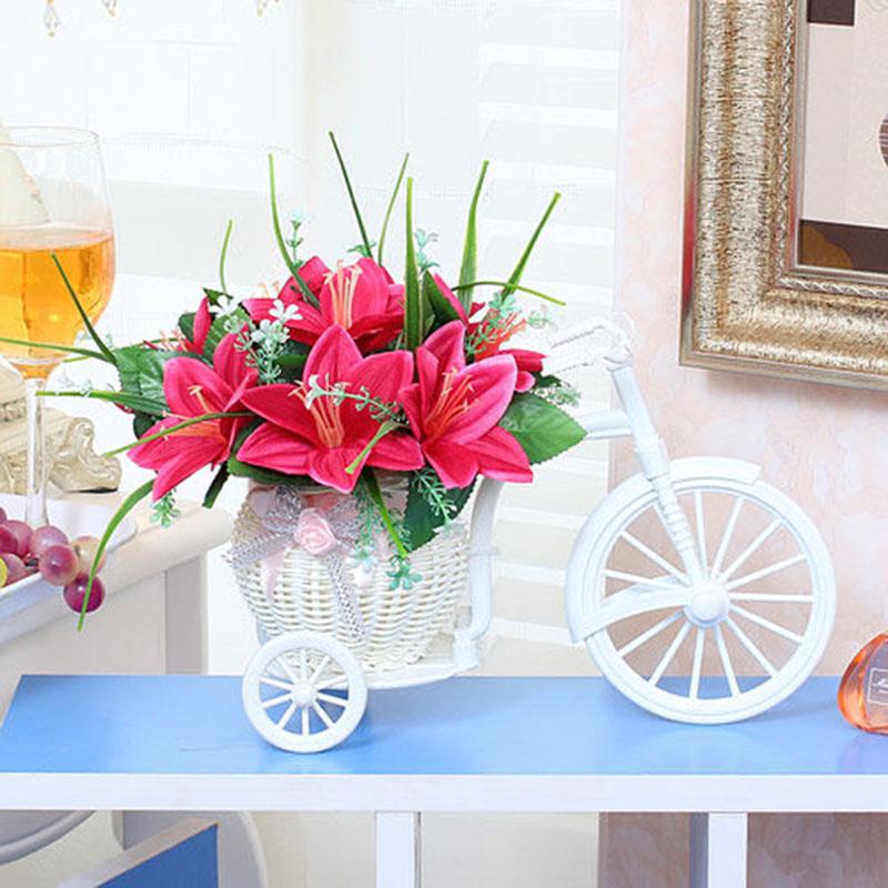 Fake Flower Potted Plant Bedroom Living Room Potted Plant Wine Cabinet Desktop Coffee Table Dining Table Floral Decoration Car Decoration Flower