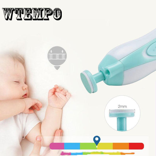 Electric manicure drills electric baby nail trimmer scissors light infant newborn manicure