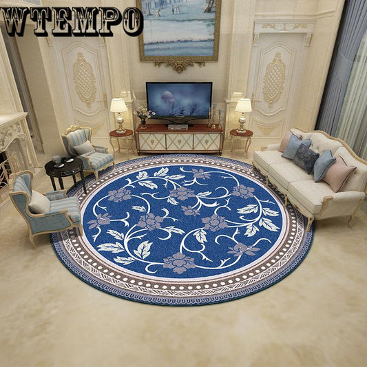American Carpet Living Room Carpet Sofa Mat Coffee Table Mat Soft Round Carpet Bedroom Carpet