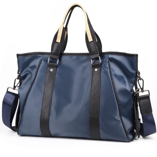 Business Briefcase Men Canvas Large Capacity Zipper Handbag Crossbody Bags Shoulder Computer Bag