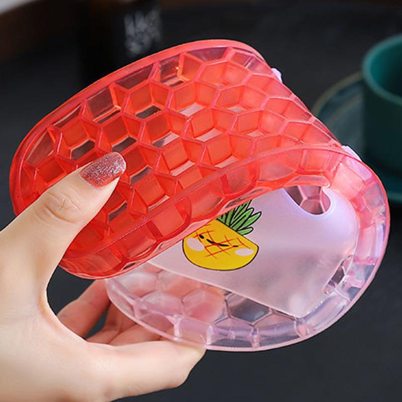 Crystal Slippers Women's Fashion Home Summer Outing Transparent Non-slip Deodorant Korean Student Women's Drag Sandals Bathroom