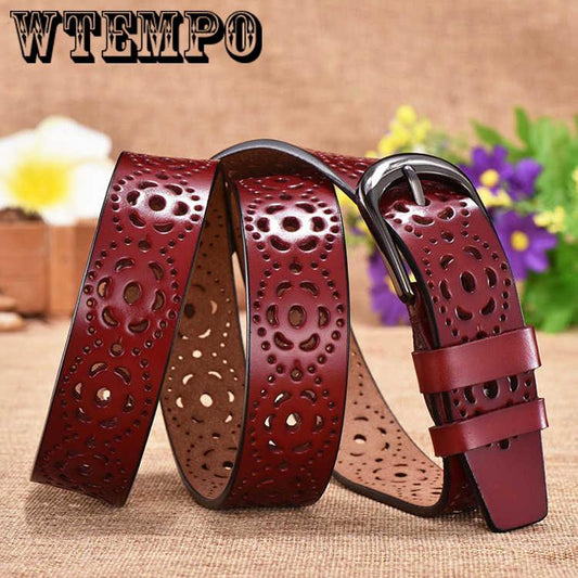 fashion retro woman's belt Genuine leather belts lady's original leather high quality women belt
