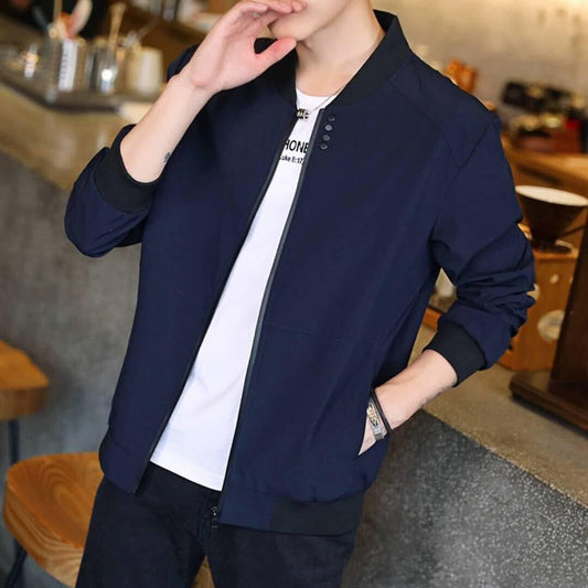 Autumn Mens Bomber Jackets Casual Male Outwear Windbreaker Jacket Mens Baseball Coats Clothing