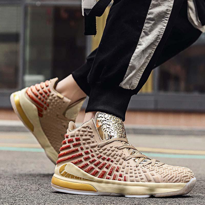 Plus Size 36-45 Men Breathable Sneakers Basketball Shoes Non-slip Running Shoes Tactical Boots