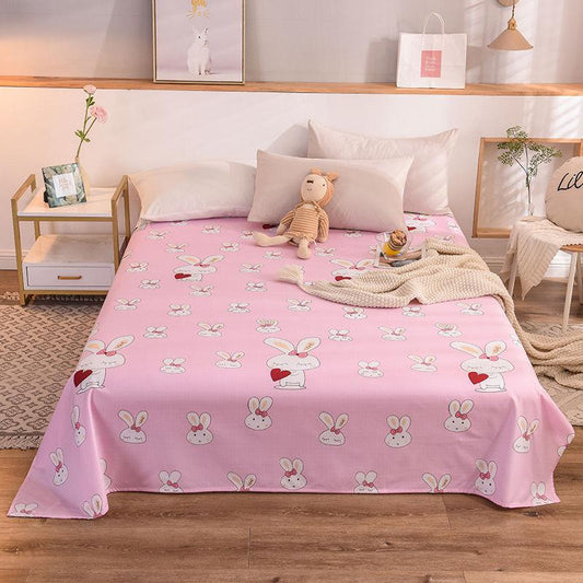 Thick Skin-friendly Sanding Bed Sheet Double Bed Single Four Seasons Universal Active Printing and Dyeing Bedding