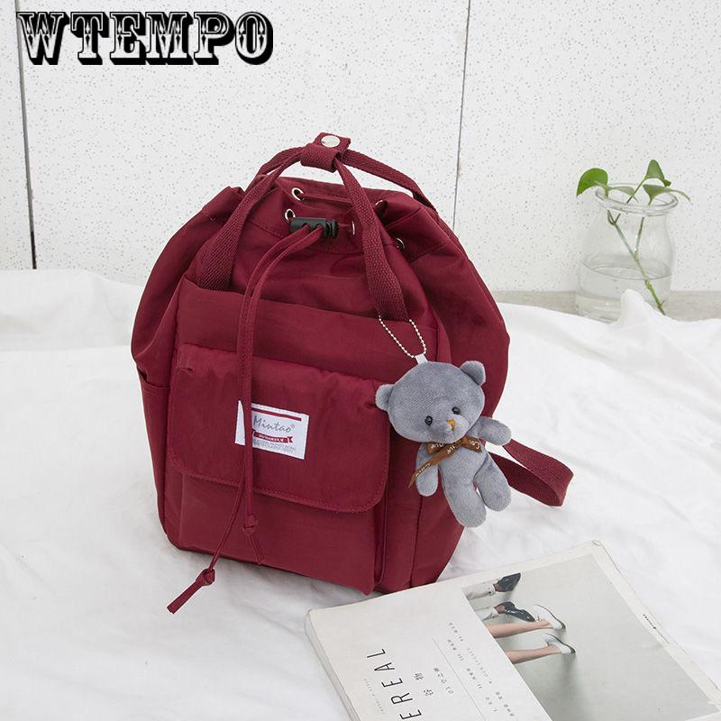 New Leisure Backpack Waterproof Kids Backpack candy color Children Backpacks Schoolbag
