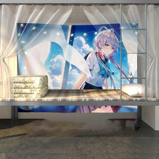 Dormitory Bedside Must-have Anime Wall Covering Background Tapestry Household Room Decoration Hanging Cloth