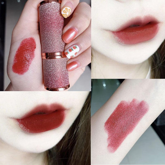 Beautiful colorful starry lipstick matte moisturizing non-stick cup for pregnant women can use