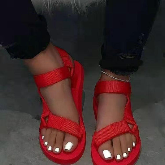 Spring Summer Women Fashion Comfortable Non-slip Sandals Foam Sole Durable Outdoor Casual Sandals