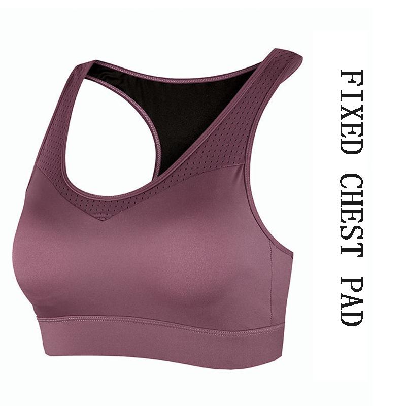 High-intensity Sports Underwear Women's Plus Size Fat Women's Fitness Bra Shockproof Running Big Chest Vest Beauty Back