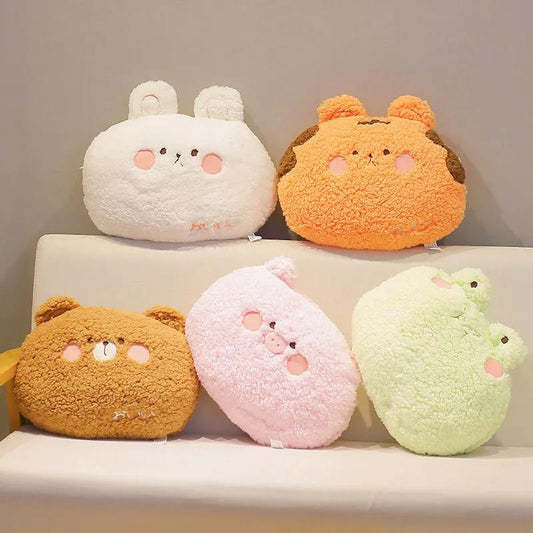 Cute Animal Pillow Cushion Bedside Pillow Back Student Dormitory Girls Bedroom Sofa Pillow