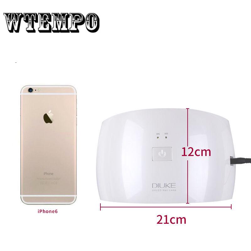 Nail Dryer 24W LED Lamp Nail Dryer 13LEDs for Curing All Gels Manicure Nail Art Gel Polish Varnish