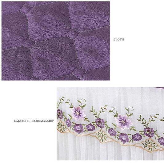 Lace Washing Machine Cover Dust Cover Sunscreen Dustproof Top Load Washing Machine Cover