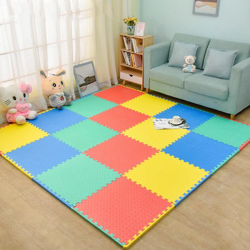 Sponge Floor Anti-drop Crawling Carpet Household Bedroom Puzzle Foam Floor Mat Children's Climbing Mat
