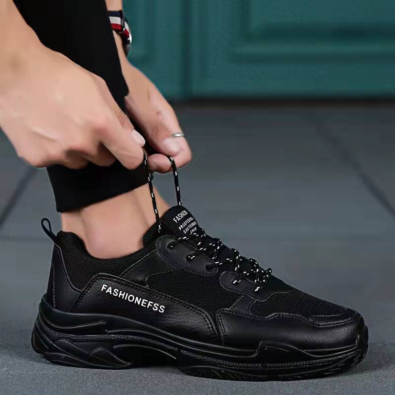 Autumn Winter Men Sneakers With Warm Running Shoes for Men Leather Jogging Sneakers Sport Footwear