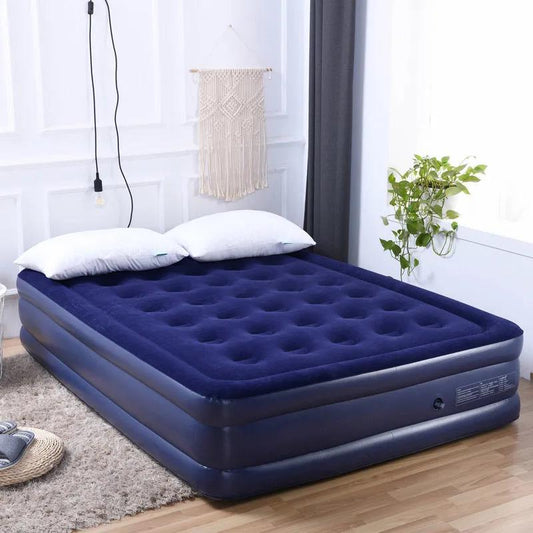 Inflatable Bed High-grade Double-layer Thick Single/double Air Cushion Bed Household Foldable Lazy Bed