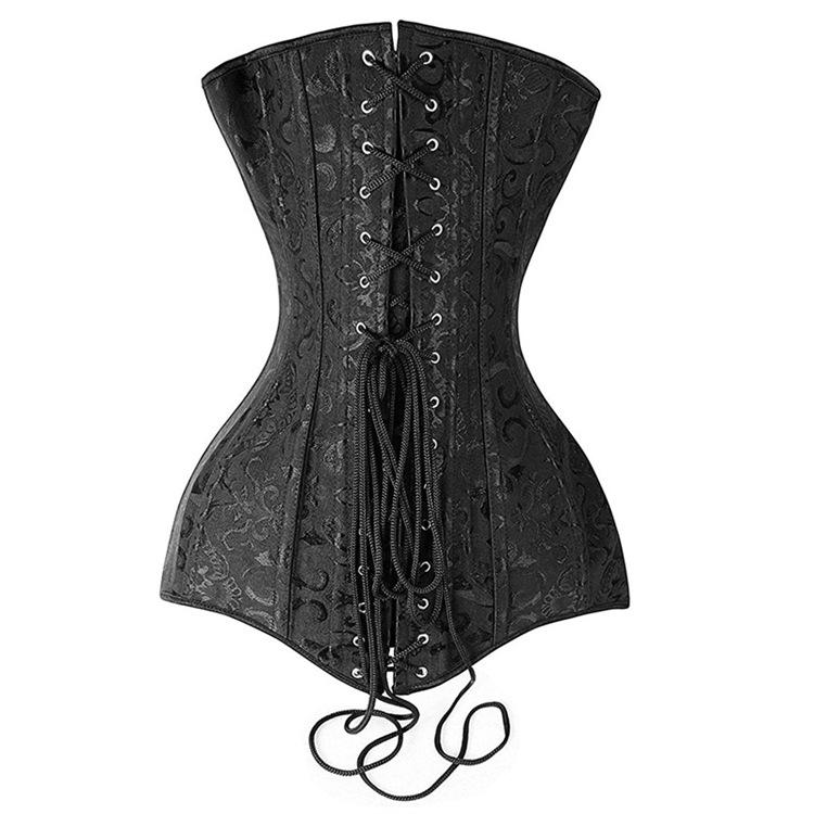 Sexy Corsets Dresse Plus Size Costume Overbust Burlesque Corset and Skirt Lingerie Set Tutu Corselet