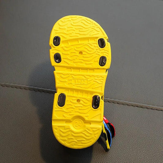 Boys' Sandals Summer Soft Sole Non-slip Outdoor Beach Shoes Children's Large Size Breathable Soft Sandals