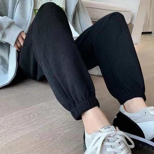 Women's Sweatpants High Waist Harem Pants Fitness Sports Pants Jogging Casual Pants Loose Large Size Legging Pants Bottoming Wide Leg Pants