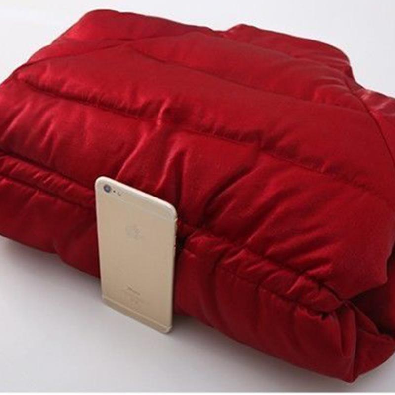 Girls' Cotton-padded Clothes Winter Children's Clothes Foreign Style Beautiful Red Girls' Down Jackets Plus Velvet Thickening Children Jackets