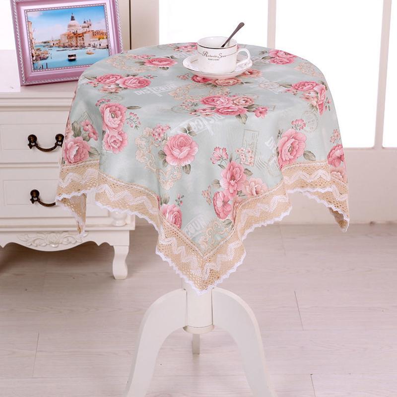 Lace Tablecloth Fabric Square Table Universal Dustproof Cover Towel Refrigerator Coffee Table Dining Table Table Cloth TV Cover Bedroom