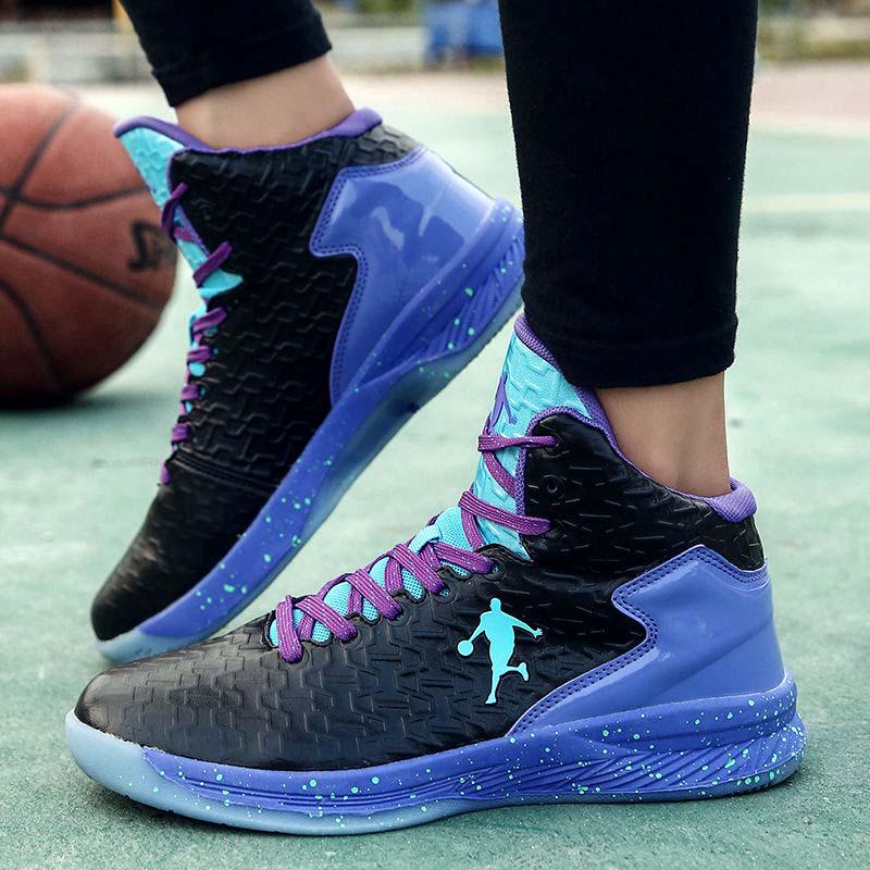 37-47 Men Sneakers Shockproof Basketball Shoes Non-slip Lightweight Breathable Couple Running Shoes