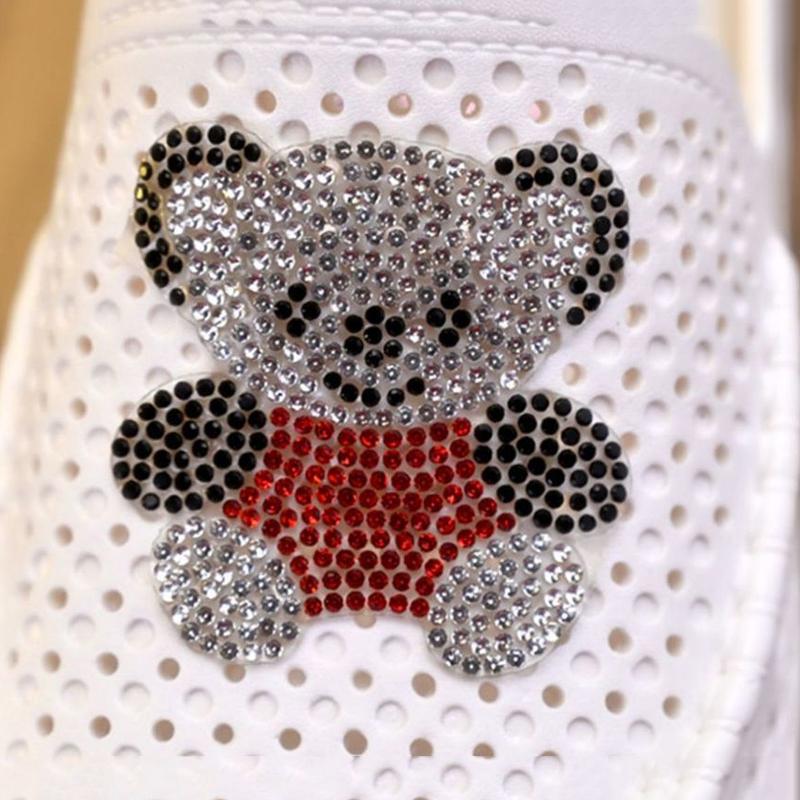 Hollow Slippers Female Summer Wear Hollow Sponge Cake Thick Bottom Net Red No Heel Casual Lazy Half Slippers Light and Comfortable