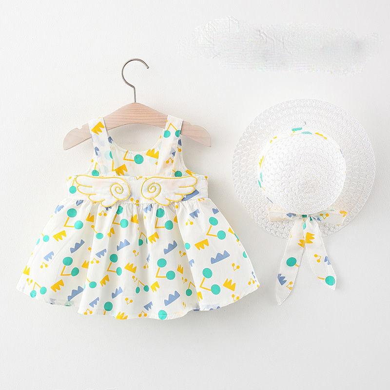 1-7Y Summer Princess Toddler Kid Child Girls Tutu Dress Party Wedding Birthday Dresses For Girl Wings Costumes