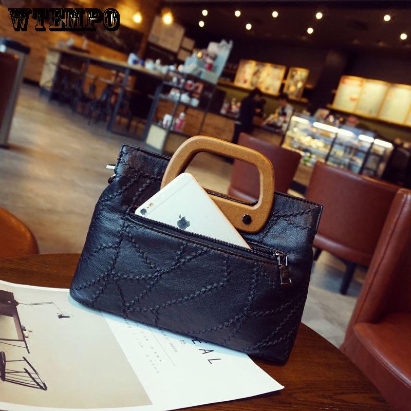Casual Handbag Female Soft Leather Stitching Flower Female Bag Shoulder Messenger Bag
