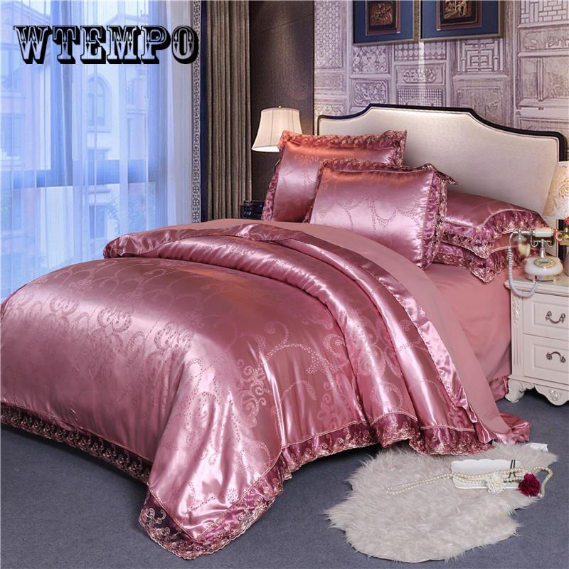 Luxury Cotton Jacquard Bedding Set Bed Cover Egyptian Cotton Bedsheet Duvet Cover Bed Set