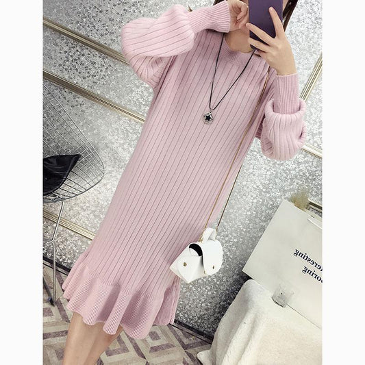 Women Sweaters Pullovers 2020 New Autumn Winter Long Knitted Knitwear Female Long Sleeve Jumper Bottoming Tops Plus Size