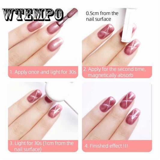 Portable Mini Nail Art Lamp Phototherapy Nails Manicure Tool LED UV Lamp Nail Glue Machine