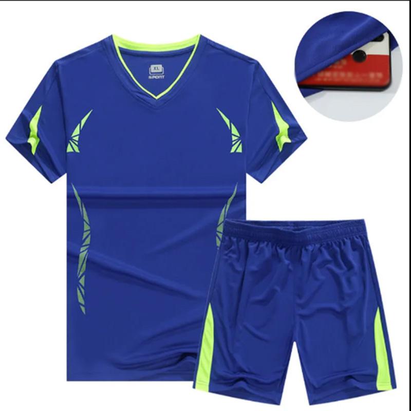Summer Sportswear Men's Suit Fitness Clothes Outdoor Sportswear Short-sleeved Five-point Pants Quick-drying Basketball Suit Suit