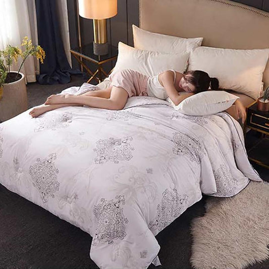 Summer Cotton Air-conditioning Quilt 100% Mulberry Silk Quilt Single Double Summer Thin Quilt