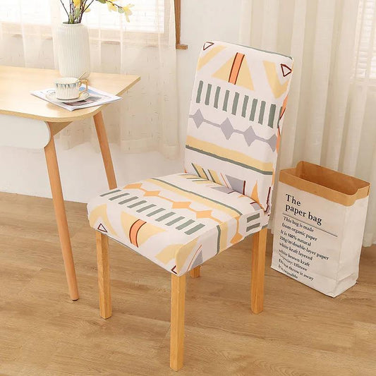 Elastic Chair Cover Four Seasons Universal Fabric Chair Cover Simple Home Hotel Dining Table One-piece Chair Cover Dining Chair Cushion Cover
