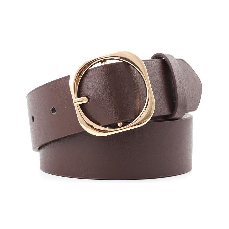 Women PU Leather Adjustable Wide Belt Ladies Fashion Clothing Accessories Waistband